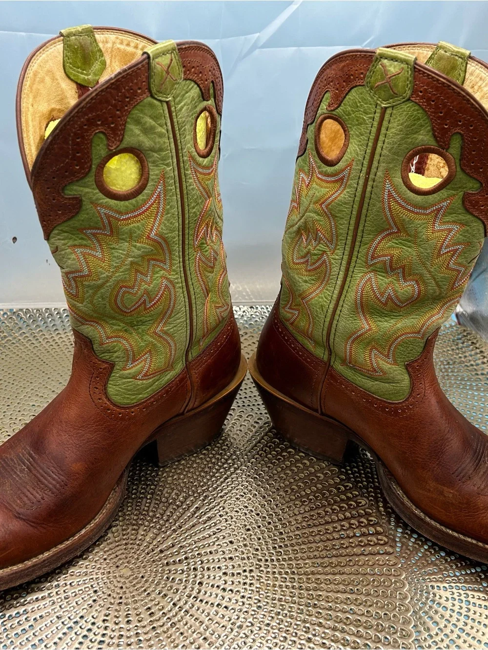 Twisted X men 11 flame stitch cowboy boots